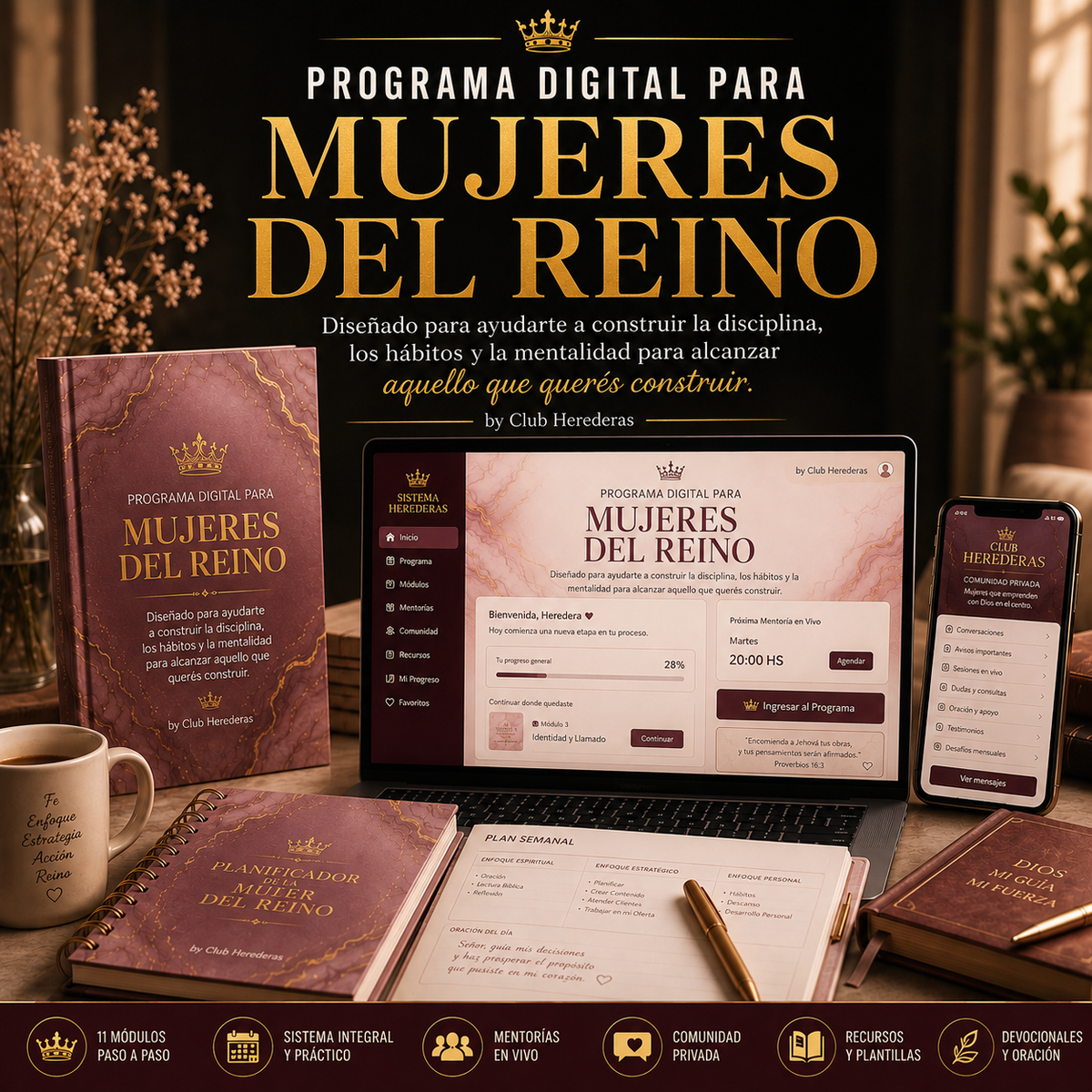 PROGRAMA DIGITAL PARA MUJERES DEL REINO
